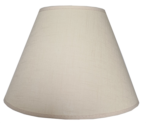 lampeskærm 19x27x45 TNF creme hør med låg